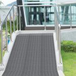 Piso emborrachado moeda cinza 1,30 L