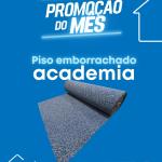 Piso emborrachado academia Rubber Kap 10mts x 1.00