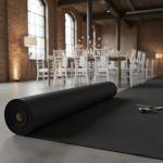 Forração Carpet Eventos 3 mm Rolo 15mts x 2mts Preto