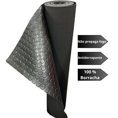 Lençol de Borracha Moeda 3 mm