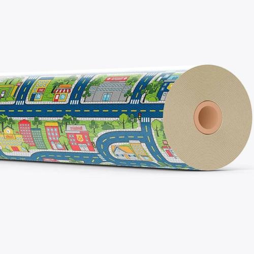 Tapete Infantil emborrachado Cidade 2mts x 1,30 L