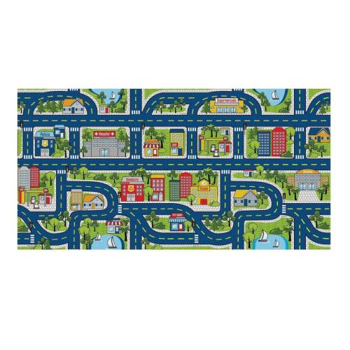 Tapete Infantil emborrachado Cidade 2mts x 1,30 L