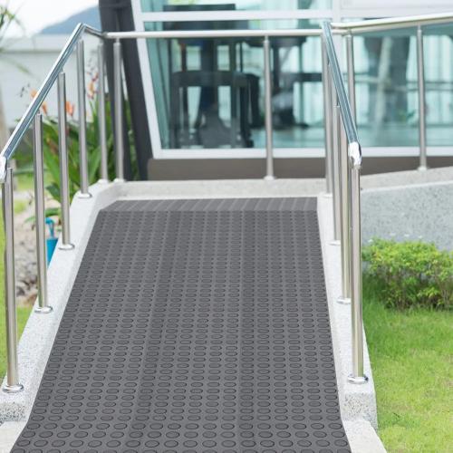 Piso emborrachado moeda cinza 1,30 L