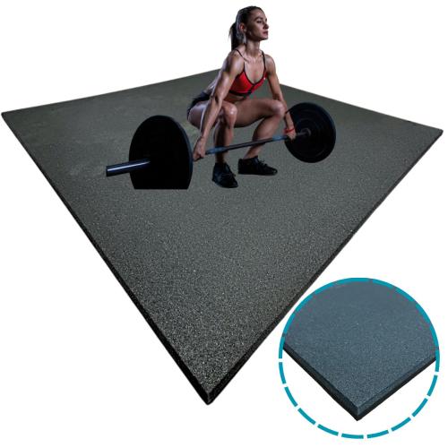 Piso Emborrachado academia 1x1 15 mm