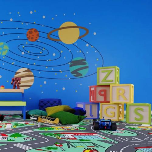 Piso Vinílico em manta Infantil 2.5 mm 150x200