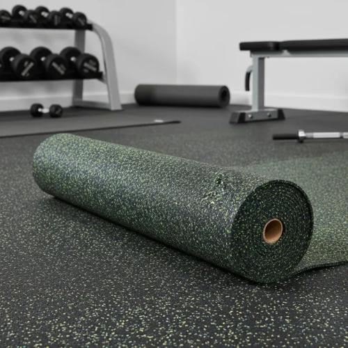 Piso emborrachado academia Rubber Kap - 5 mts x 1.00