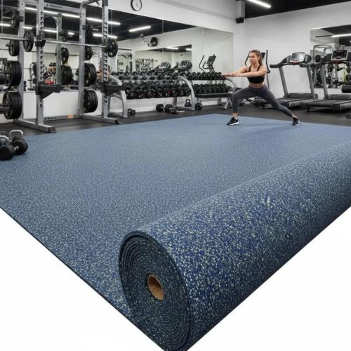 Piso emborrachado academia Rubber Kap - 5 mts x 1.00