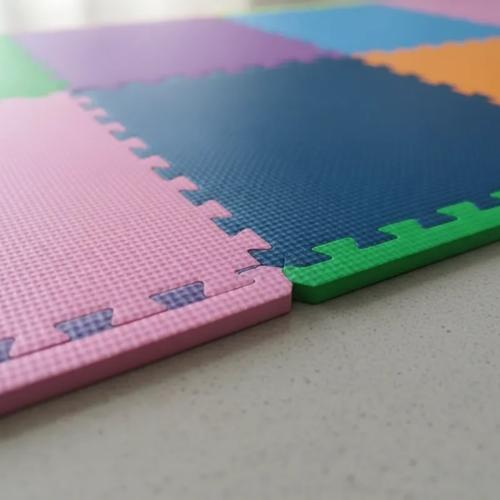 Kit 20 Peças Tatames 50cm x 50cm 10 mm Colorido