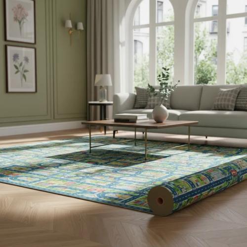 Tapete Infantil emborrachado Cidade 2mts x 1,30 L